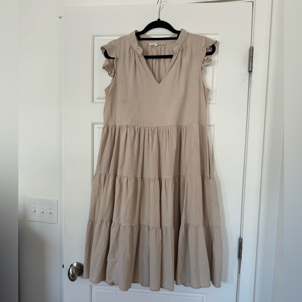 Linen Style Dress